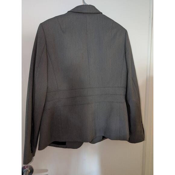 Jones New York Blazer Womens Size 12 Gray‎ Single Button Officewear - Picture 6 of 6